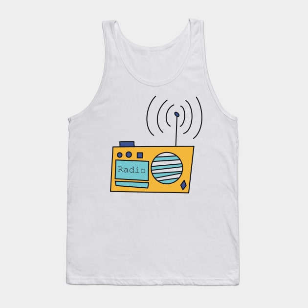 Radio Waves Tank Top by Nigh-designs